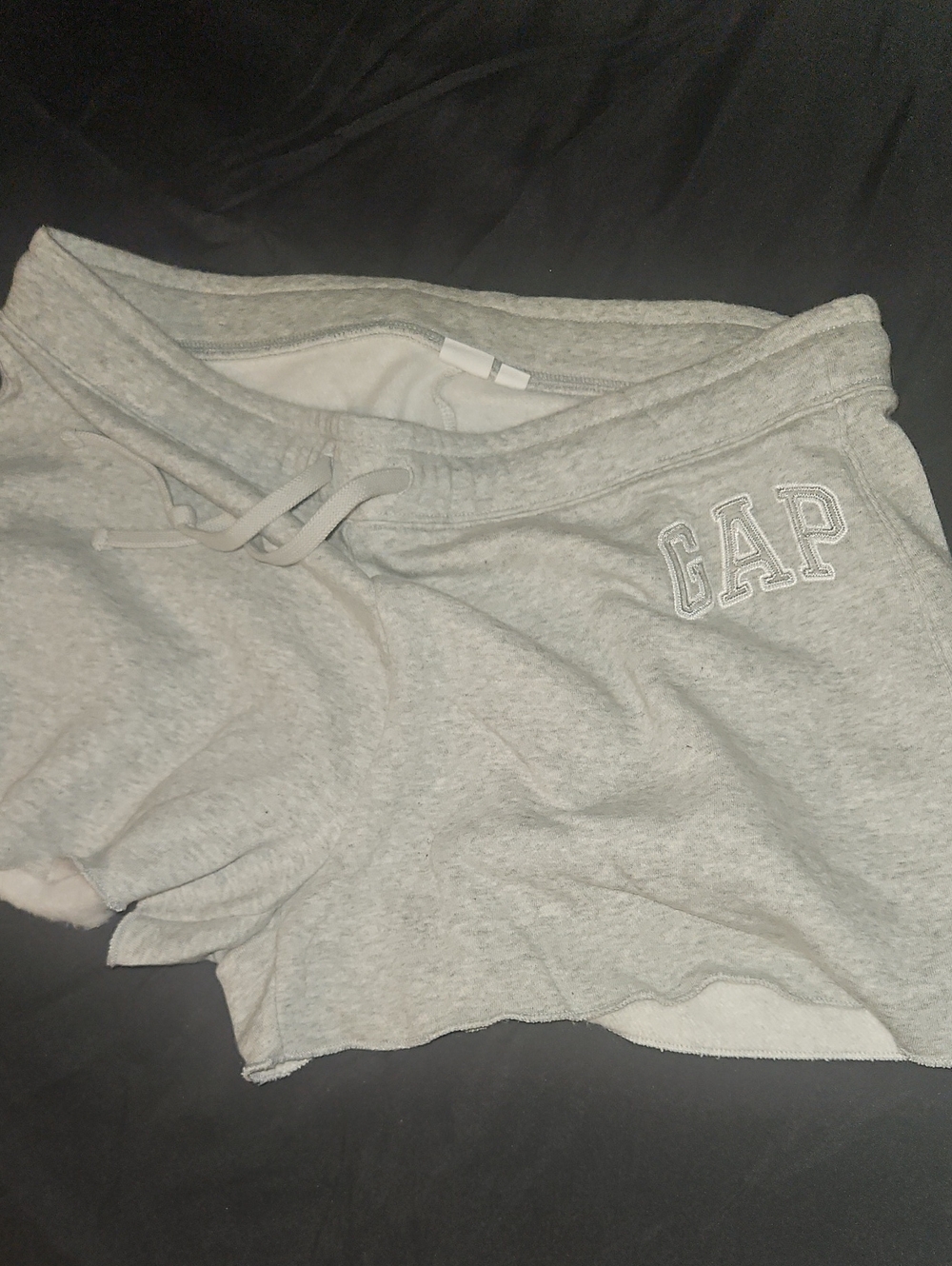 GAP Light Gray Women's Drawstring Lounge Shorts